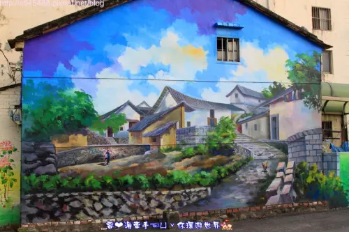 【桃園】蘆竹坑口彩繪眷村ღ超殺底片，來趟輕旅遊逛藝術畫展~