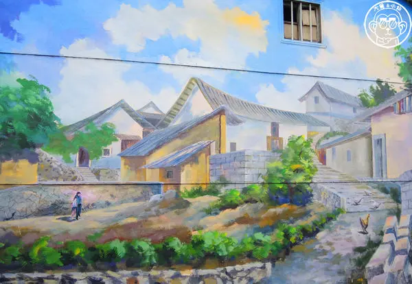 作伙來企投【桃園蘆竹･坑口彩繪村】超過千坪的彩繪村        
      