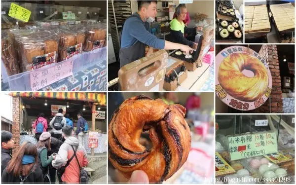 嘉義美食【奮起湖阿良甜甜圈】奮起湖最激推甜甜圈 現點現烤 熱騰騰的香酥滋味 火車煎餅、麻糬系列都暢銷