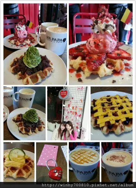 【新店報報】好評不斷的MR.PAPA WAFFLE&CAFE 比利時鬆餅專賣店(明耀門市) 開幕囉~