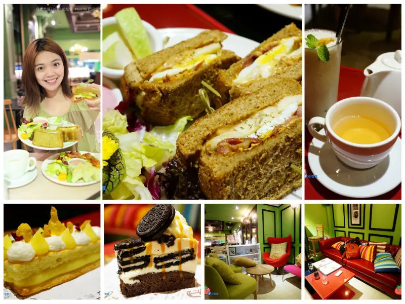 【台北美食】東區花徑開咖啡館 綠色浪漫仙子裝潢氛圍 216巷早午餐 下午茶 手作甜點 適合拍照 約會好去處~