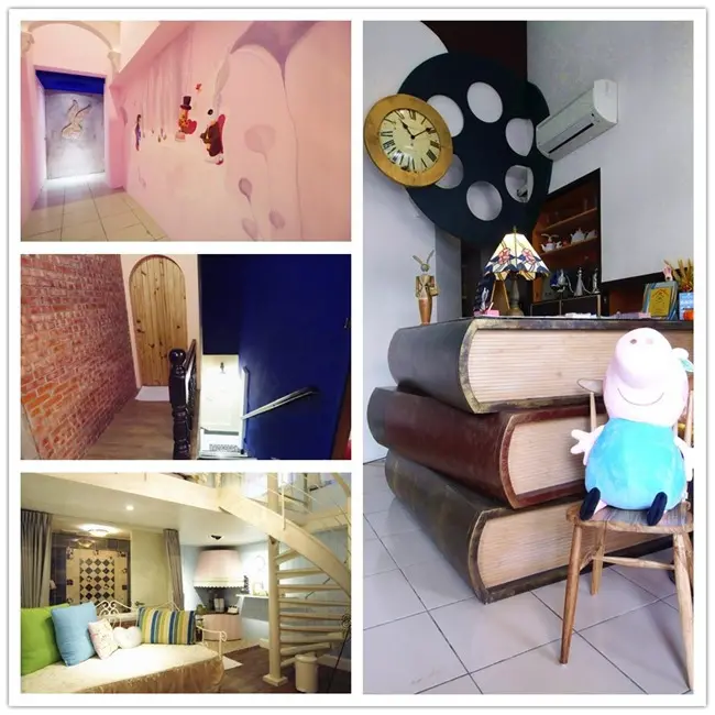 │宿。花蓮吉安│白兔先生親子童話民宿。跟著白兔一起跳進樹洞展開那綺麗的冒險之旅吧！