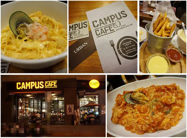 ║台北松山區。近京華城║Campus Cafe●美式校園風餐廳