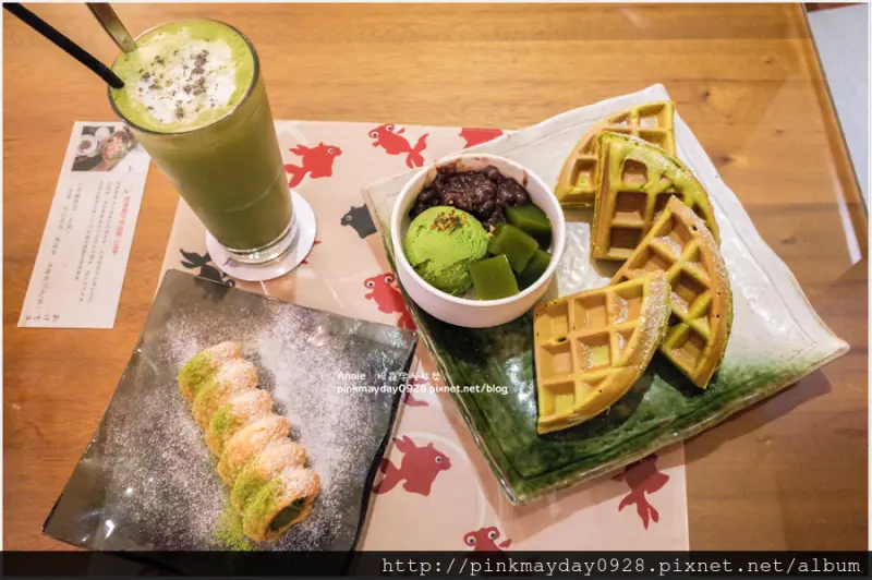 ✿台南✿ 抹茶專賣！使用170年歷史的森半抹茶製作 不論想吃甜點或是抹茶鹹食 這裡通通有喔 ➜ 明森宇治抹茶(勝利店)