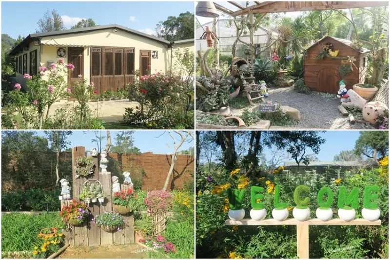 苗栗 三義 雅聞香草工廠~美麗花朵綻放、中西式風情。打卡免費送冰淇淋