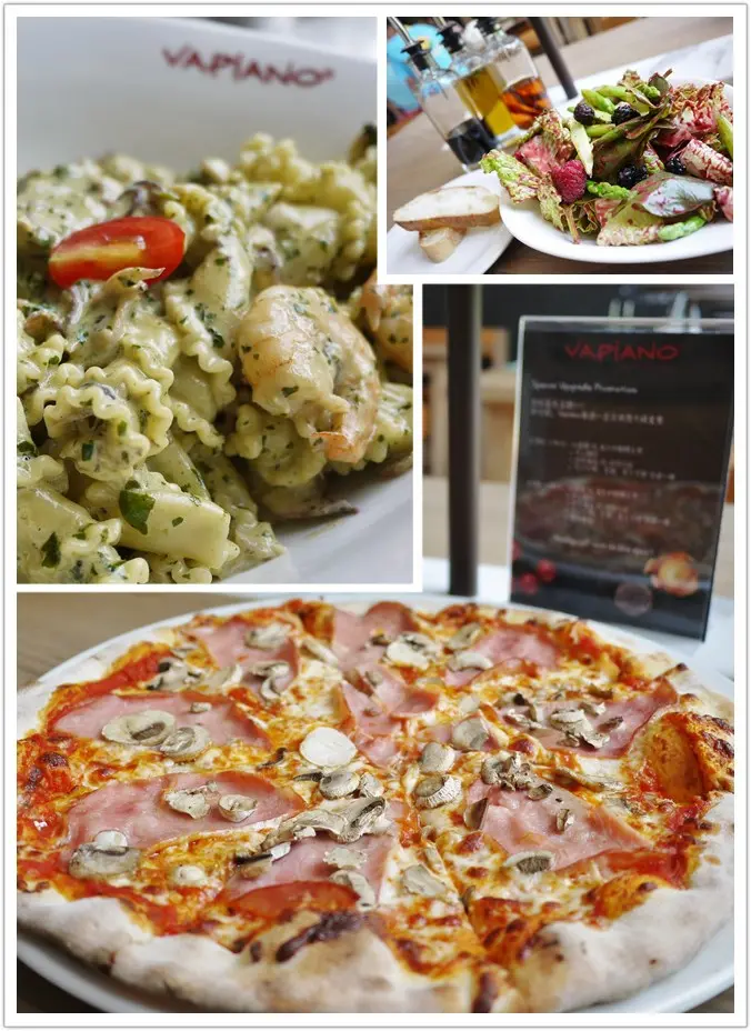 【試-分享】台中 VAPIANO  義大利麵．比薩．沙拉．甜點．調酒