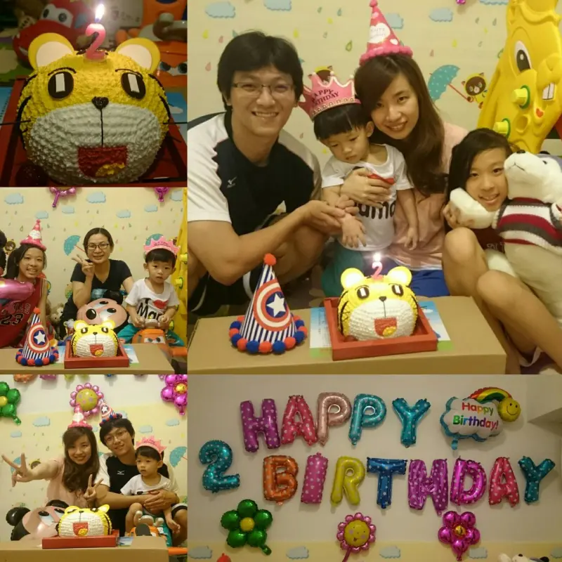 高雄~85度C咖啡蛋糕烘培專賣店 VS 巴特里精緻烘培~可愛造型生日蛋糕~慶祝小宥宥2歲生日~