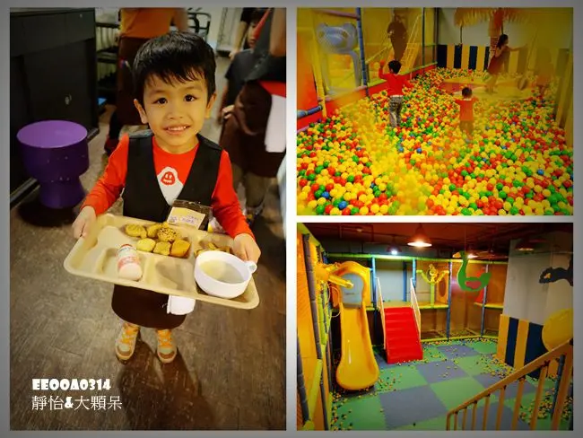【板橋親子餐廳】艾瑪親子主題餐廳 ♥ 孩子的室內大型探索遊樂園 主食+自助吧吃到飽 有小小服務員職業體驗營唷