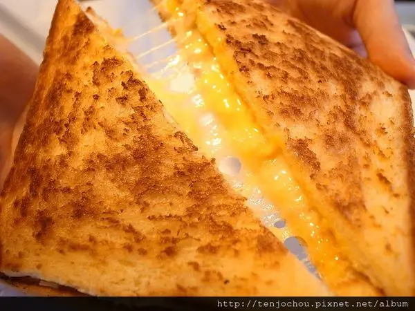 花花，甲飽沒【台北食記】Waynes Cafe 復古美式餐館 濃郁牽絲起司三明治 手工蛋糕 信義安和站美食推薦