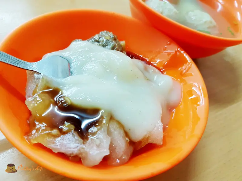 【台中美食】霧峰菜市場地方小吃《肉圓婆》霧峰派出所對面肉丸老店