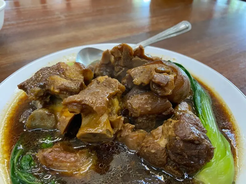 【2020台灣環島之旅】花蓮鳳林鎮－林田山豬腳（滿妹豬腳旁)／花蓮美食推薦／寵物友善餐廳