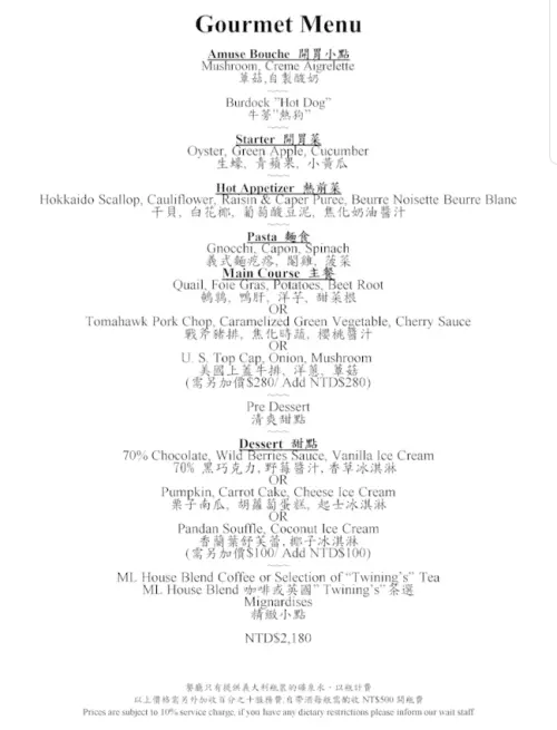 台北松山｜2018米其林指南推薦❤ Monsieur L Restaurant