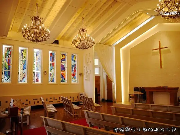 【日月潭景點】日月潭絕美教堂  耶穌堂鵝黃羅馬式教堂  藏有絕美日月潭視角
