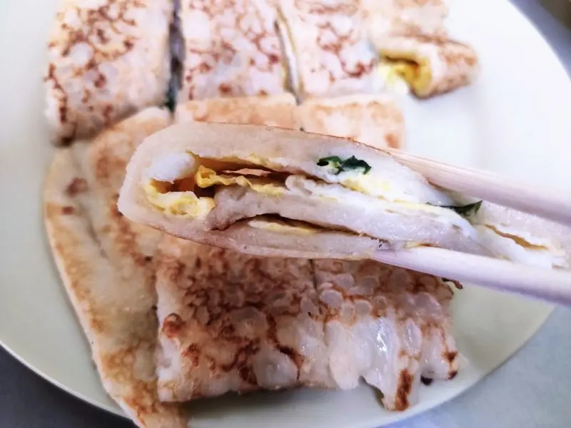 阿公阿婆蛋餅-台南東區/藏身巷內無招牌超飽足蛋餅 - 潔絲蜜愛生活