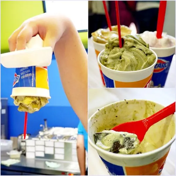 天母Dairy Queen！美國連鎖冰淇淋來台第一家，冰倒著放？超酷炫！