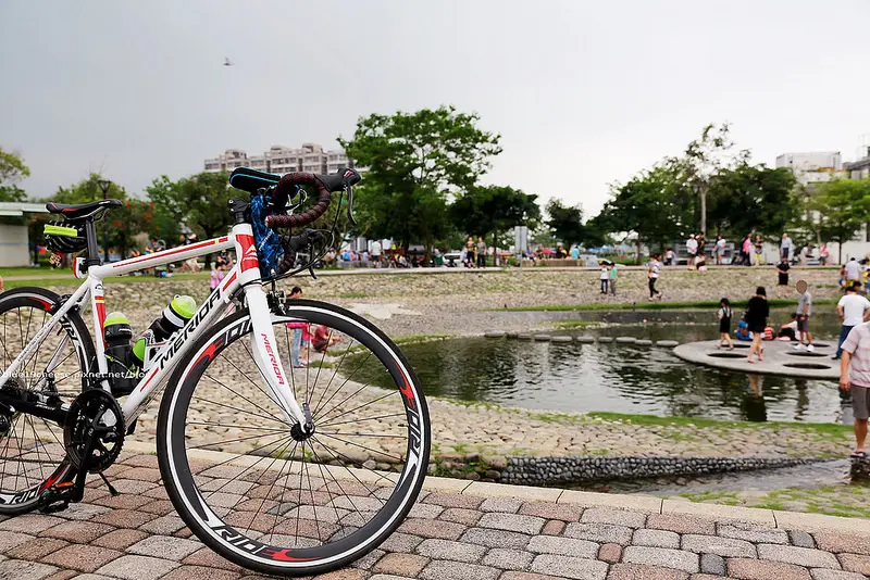 【台中北屯】新都生態公園-大坑假日親子遊.騎腳踏車打羽球吹泡泡餵魚放風箏落羽松野餐.愜意的休假日.台中市第一座生態工法設計的公園.良友園藝和雲馨蔬食茶饌旁