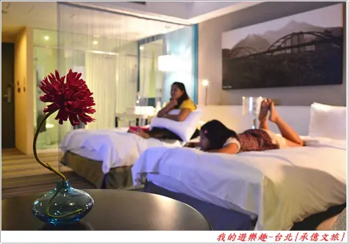 除了沒有view以外.其他都給滿分!!台北-承藝文旅淡水吹風