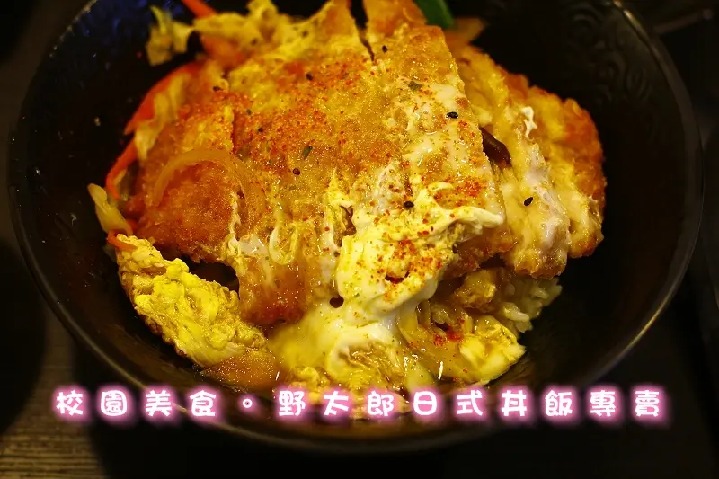 【食在Tainan】南台校園美食。野太郎日式丼飯專賣,平價定食大碗滿意!!