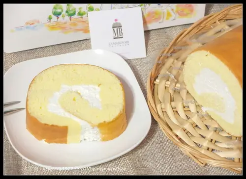 【台北市】「La Maison MB 手創法式精品甜點」 sogo忠孝館旗艦櫃。貝里斯古典巧克蛋糕。MB生鮮奶油蛋糕捲。