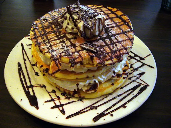 煎鍋鬆餅好巨大 @ 方糖咖啡館