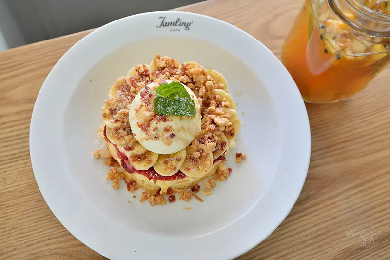 Jamling cafe 曾像日本的綿密鬆餅