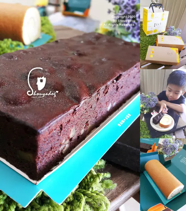 【蛋糕甜點】蕃老爹 經典地瓜生乳捲X黑磚巧克力 中秋禮盒 年節伴手禮 彌月蛋糕推薦 低熱量好健康