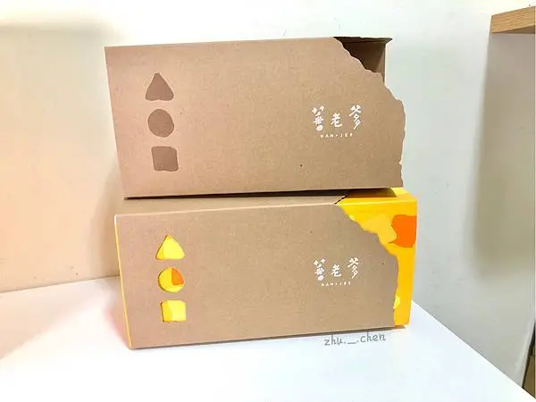 「蕃老爹-地瓜黃金酥」嚴選台農 57 號地瓜，研發出各式各樣的地瓜甜點