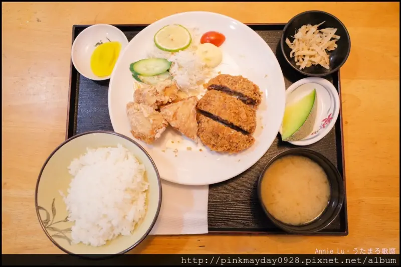 ✿台南✿ 日本人開的隱藏版日本味美食 外酥內軟的漢堡排還夾了起司實在是太邪惡啦 ➜ 歌麿うたまろ