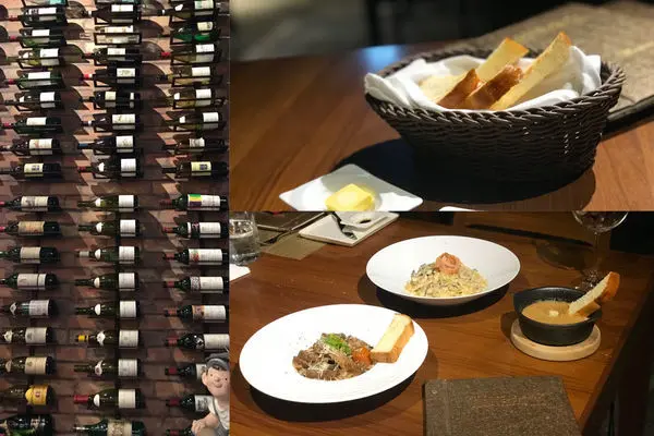 （行天宮）藏身地下室紅酒主題餐廳 麵包、西餐、創意料理高檔華麗的享受-WINE-derful葡萄酒主題餐廳