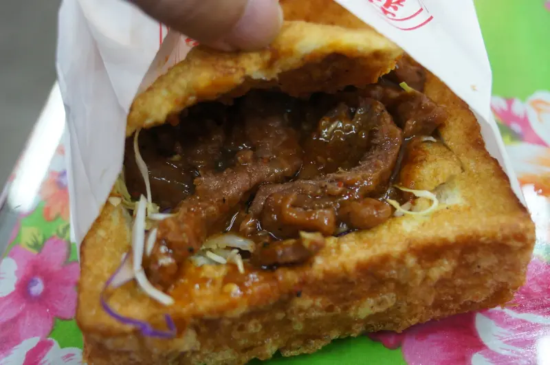 花蓮美食推薦-自強夜市好吃的"蔣家花蓮創意官材板＂