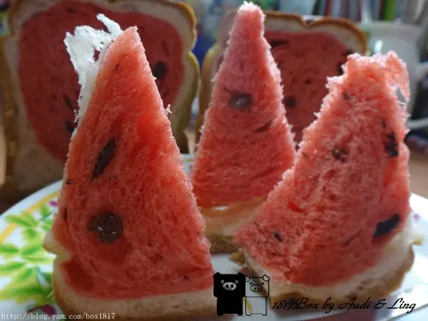 【試吃邀約】是西瓜還是土司? ★ 美娜甜心 ★ 夏日新話題。西瓜吐司