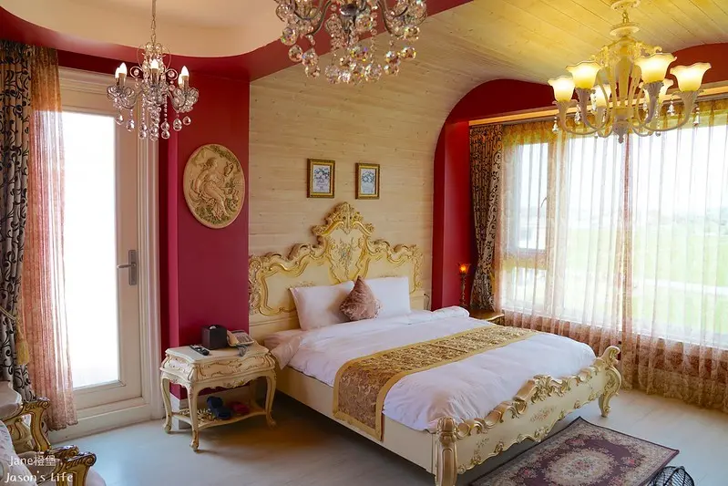 【宜蘭五結│住宿】Jane橙堡民宿。近傳統藝術中心，超好拍，入住歐式貴族城堡內，歐式寢具搭配蛋型浴缸，可包棟服務