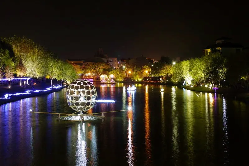 【台南】2014月津港燈節 ~ 鹽水上河圖 光與水的美麗交融~