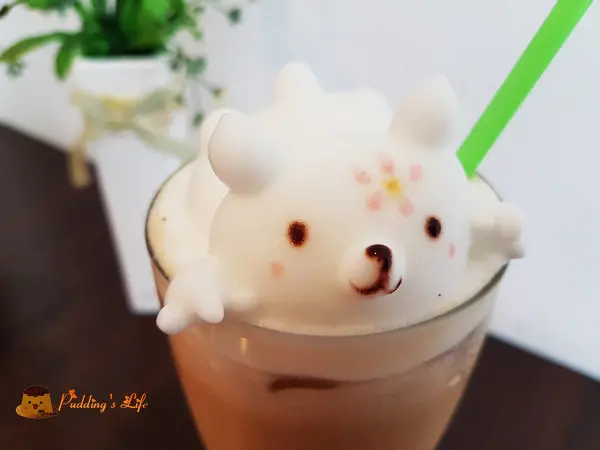 【新竹下午茶】在杯子裡泡泡浴的療癒拉花《羅塔仕咖啡》萌萌造型融化少女心