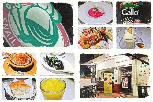 台北 豐富海味, 服務一流的蝸牛義大利餐廳(民生店)