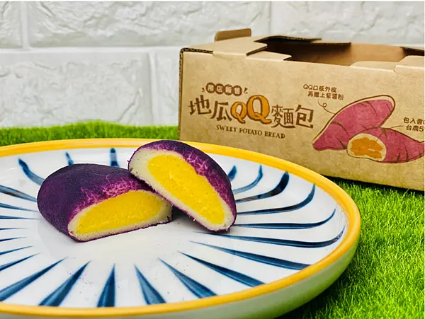 【超商美食￭全家】地瓜QQ麵包 x 韓國人氣紅不讓『擬真麵包』