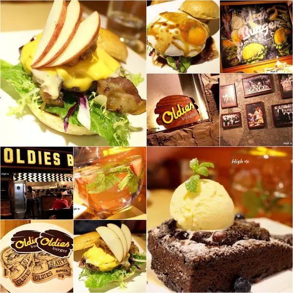 Oldies Burger 新美式文化料理，食記【台北車站】美式漢堡餐廳 京站美食 設計 刺青 塗鴉 獨特