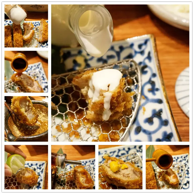 【新竹美食】銀座杏子日式豬排(新竹SOGO站前店)-小米愛搞怪八大醬料吃法好好玩--踢小米食記