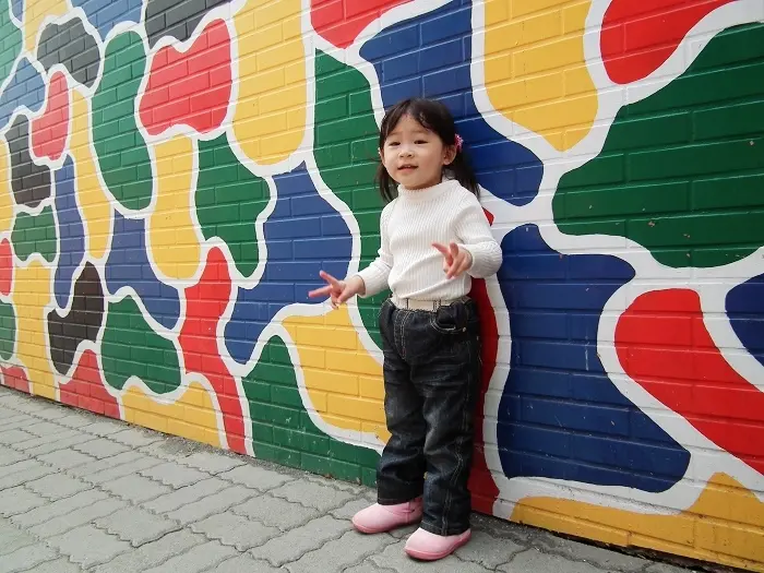 《雙寶過新年》【台南永康區】復興路彩繪眷村一遊