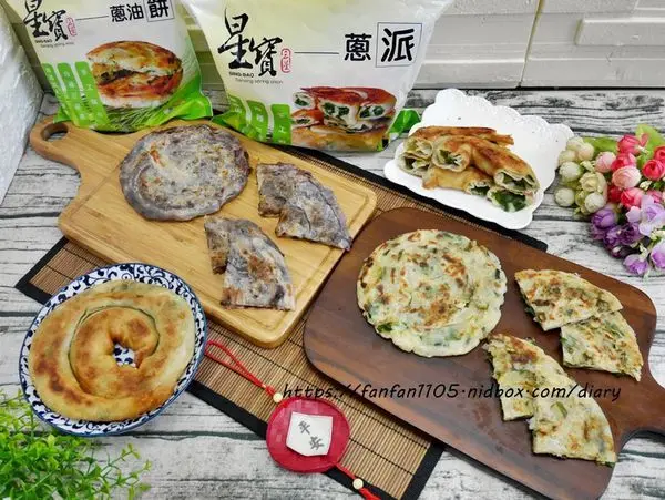 宅配美食【星寶蔥體驗農場】#星寶重磅裝熟三星蔥派 #三星蔥油餅 #萬丹紅豆煎餅 #滿額免運
