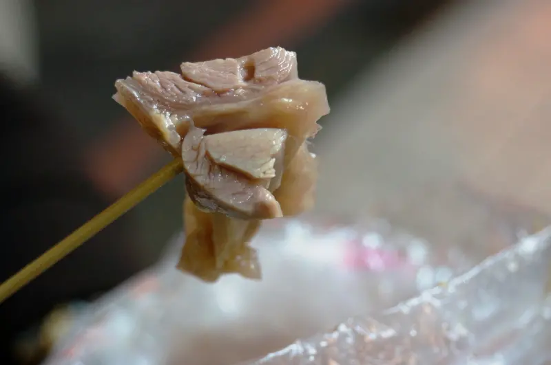 台北美食推薦-樂華夜市出乎意料好吃的醉雞＂無骨戰鬥雞＂