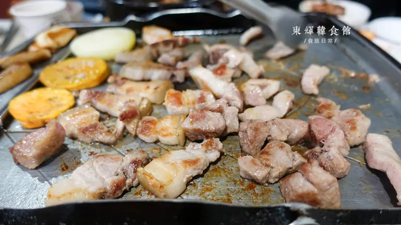 東輝韓食館，馬鈴薯排骨湯、烤豬肉套餐