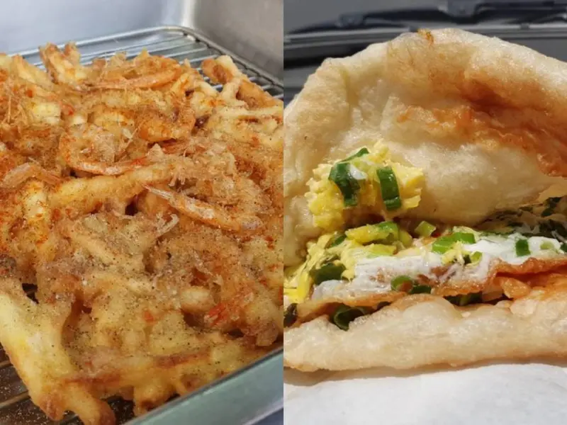 [宜蘭美食]冬山銅板美食-春捲蝦餅&金珠蔥油餅 蝦多蔥多爆炸好吃~Tina愛分享