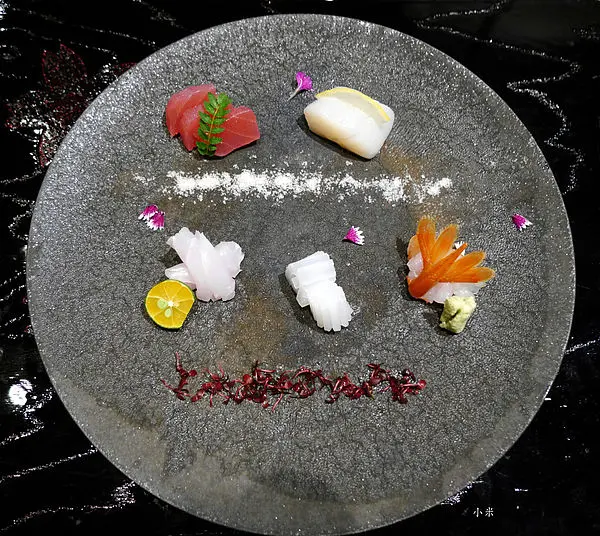 [捷運中山站]染乃井 鐵板懷石料理，當季食材藉由師傅巧手，擺飾出一道道美味佳餚