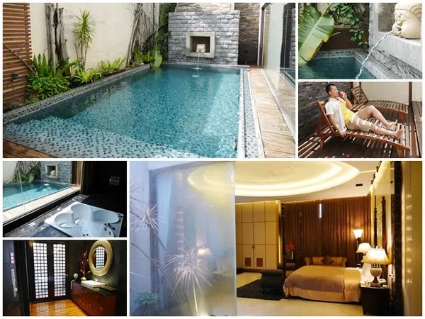 台中住宿 春風休閒旅館Motel ～villa級的私人游泳池        
      