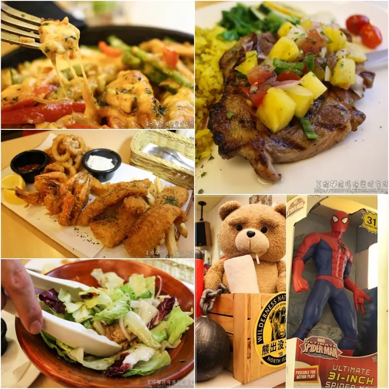 [捷運藍線美食-新埔站] 二訪板橋致理商圈學生最愛的排隊店-巴克斯美式小館。吃巧也要吃飽飽，熱推超值大胃王吃免費活動