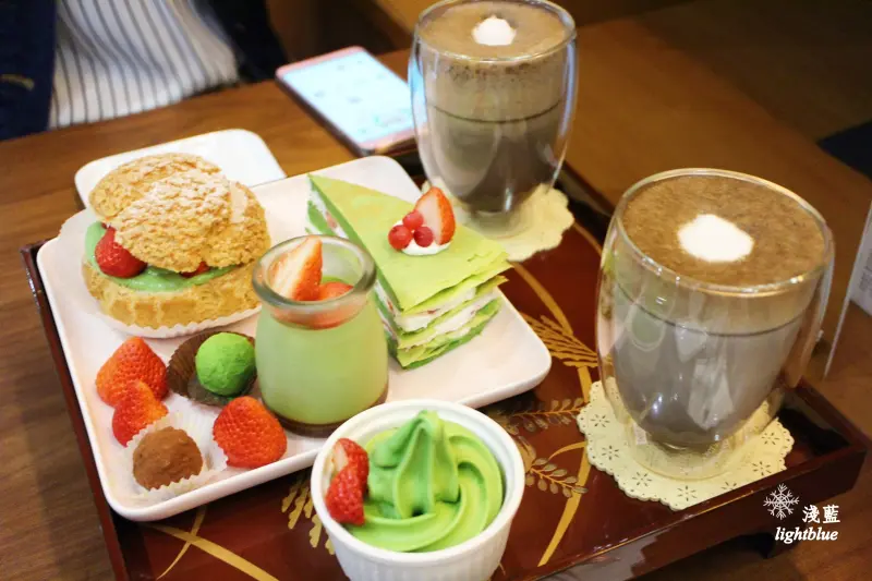 [ 台電大樓站美食 ] 淺藍 × 平安京茶事～草莓季限定抹茶甜點，四月底前趕緊來吃
