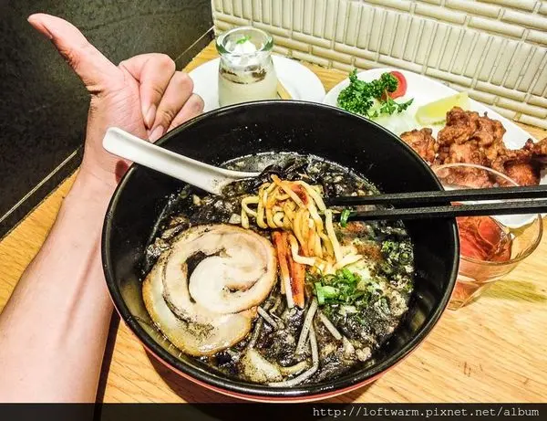 日本九州博多拉麵午間套餐推薦 台北一風堂新光三越信義A8店 一風堂黑 唐揚炸雞 甜點布丁 Lunch set~