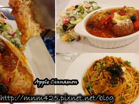 ＊台北～吃不膩的蘋果肉桂 竟然有義式炸起司飯球！商業午餐＊