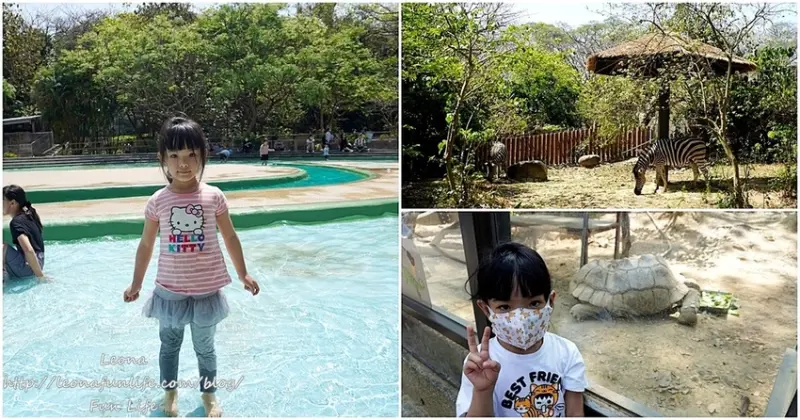 高雄親子一日遊好去處!看動物搭小火車遊園，還可以戲水池裡消暑一下，整個三月免門票入場喔!